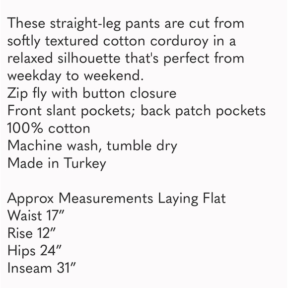 Free People Corduroy Tie Dye Reese Pitched Straight Cord Pants Purple - Picture 15 of 15